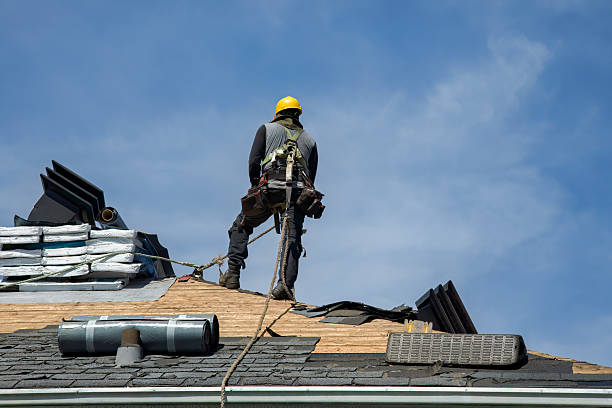 Professional Gutter Installation technician working in Cottage Grove, MN